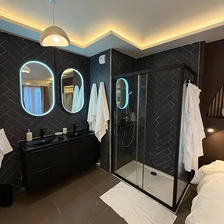 L'ecrin Beige - Immersive With Private Jacuzzi Appartement *