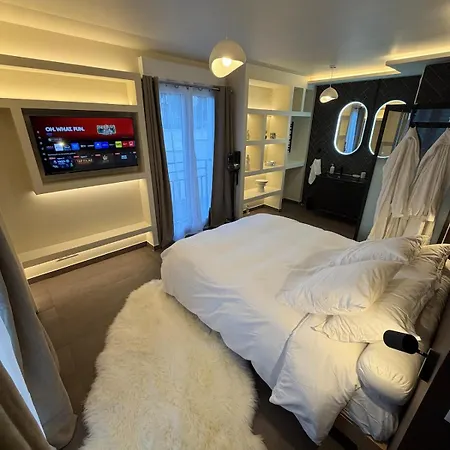 L'ecrin Beige - Immersive With Private Jacuzzi * Champlan